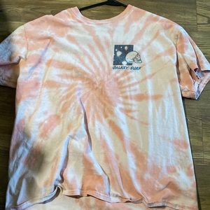 Orange tie dye shirt